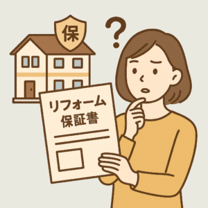 リフォームの保証について考える人
